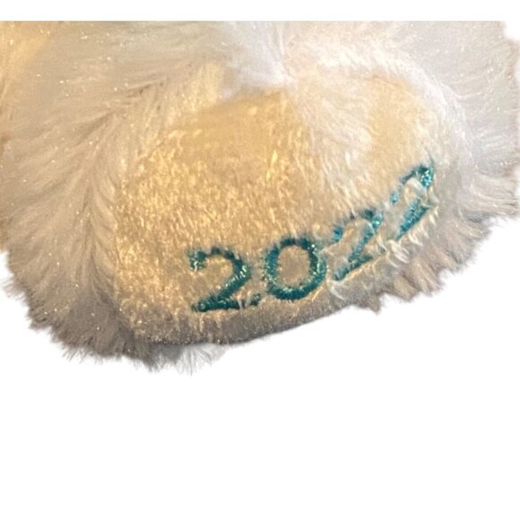 Tom's Toy International 2022 Plush Teddy Bear Santa Hat 6.5" Stuffed Animal - Picture 3 of 6